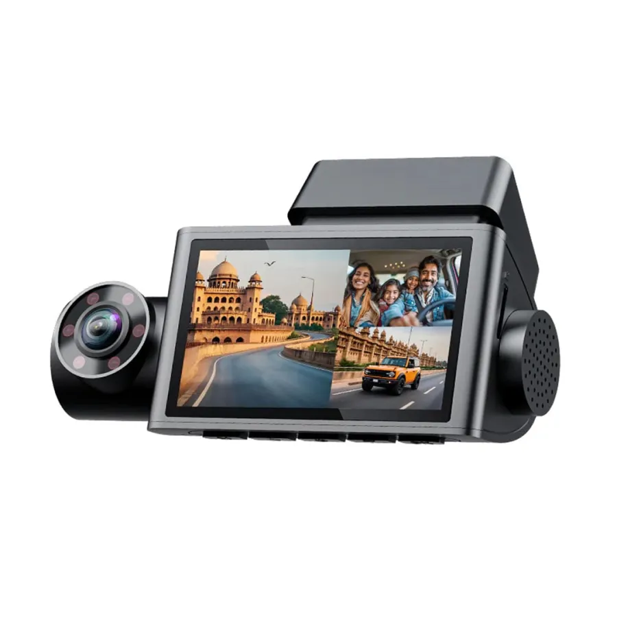 Wolfbox i07 3 Channel Dash Camera